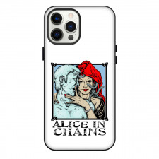Alice in Chains Phone Case For iPhone Samsung Galaxy Pixel OnePlus Vivo Xiaomi Asus Sony Motorola Nokia - Medusa Poster Illustration Art In White Background