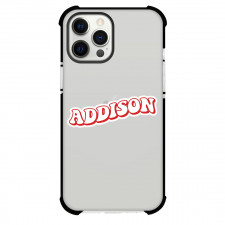 Addison Rae Phone Case For iPhone Samsung Galaxy Pixel OnePlus Vivo Xiaomi Asus Sony Motorola Nokia - Addison Rae Red Word Art