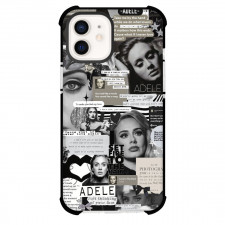 Adele Phone Case For iPhone Samsung Galaxy Pixel OnePlus Vivo Xiaomi Asus Sony Motorola Nokia - Adele Grayscale Collage Poster