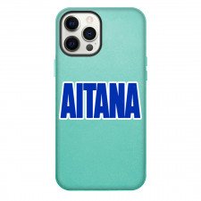 Aitana Phone Case For iPhone Samsung Galaxy Pixel OnePlus Vivo Xiaomi Asus Sony Motorola Nokia - Aitana Blue Logo