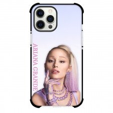 Ariana Grande Phone Case For iPhone Samsung Galaxy Pixel OnePlus Vivo Xiaomi Asus Sony Motorola Nokia - Ariana Grande Swarovski Poster Blue White Background
