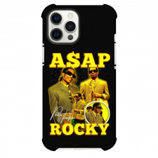 Asap Rocky Phone Case For iPhone And Samsung Galaxy - Asap Rocky Portrait On Black Background