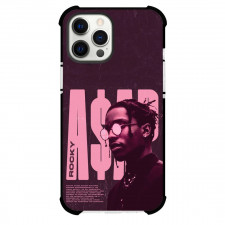 Asap Rocky Phone Case For iPhone And Samsung Galaxy - Asap Rocky Side Portrait On Word Art