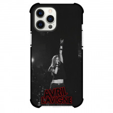 Avril Lavigne Phone Case For iPhone Samsung Galaxy Pixel OnePlus Vivo Xiaomi Asus Sony Motorola Nokia - Avril Lavigne Greyscale Rock and Roll Pose