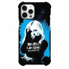 Avril Lavigne Phone Case For iPhone Samsung Galaxy Pixel OnePlus Vivo Xiaomi Asus Sony Motorola Nokia - Avril Lavigne World Tour Portrait Black Background