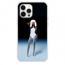 Aya Nakamura Phone Case For iPhone Samsung Galaxy Pixel OnePlus Vivo Xiaomi Asus Sony Motorola Nokia - Aya Nakamura Portrait Black And White Background Billboard France Magazine Cover