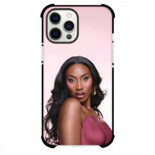 Aya Nakamura Phone Case For iPhone Samsung Galaxy Pixel OnePlus Vivo Xiaomi Asus Sony Motorola Nokia - Aya Nakamura Side Portrait Pink Background