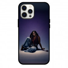 Aya Nakamura Phone Case For iPhone Samsung Galaxy Pixel OnePlus Vivo Xiaomi Asus Sony Motorola Nokia - Aya Nakamura Sitting Purple Background
