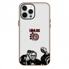 Blink-182 Phone Case For iPhone Samsung Galaxy Pixel OnePlus Vivo Xiaomi Asus Sony Motorola Nokia - Band Fierce Portrait Poster In Gray Background