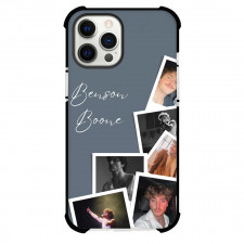 Benson Boone Phone Case For iPhone Samsung Galaxy Pixel OnePlus Vivo Xiaomi Asus Sony Motorola Nokia - Benson Boone Polaroid Picture On Gray Background