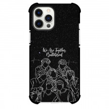 BTS Phone Case For iPhone Samsung Galaxy Pixel OnePlus Vivo Xiaomi Asus Sony Motorola Nokia - BTS Army Drawing We Are Together Bulletproof Poster