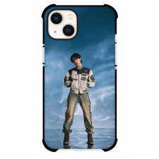 BTS J-Hope Phone Case For iPhone Samsung Galaxy Pixel OnePlus Vivo Xiaomi Asus Sony Motorola Nokia - J-Hope Standing On Dark Blue Background