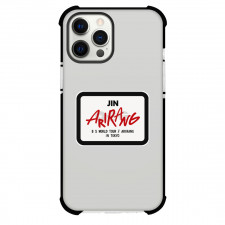 BTS JIN Phone Case For iPhone Samsung Galaxy Pixel OnePlus Vivo Xiaomi Asus Sony Motorola Nokia - JIN World Tour Acrylic Pins Badge Sticker