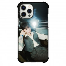 BTS Jung Kook Phone Case For iPhone Samsung Galaxy Pixel OnePlus Vivo Xiaomi Asus Sony Motorola Nokia - Jung Kook Wears Grey Vest White Shirt GQ Magazine Poster