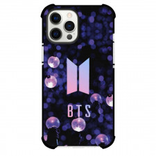 BTS Phone Case For iPhone And Samsung Galaxy - BTS Logo Pink Light