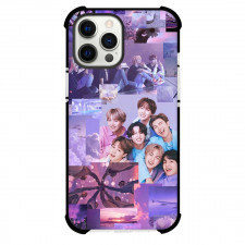BTS Phone Case For iPhone Samsung Galaxy Pixel OnePlus Vivo Xiaomi Asus Sony Motorola Nokia - BTS Purple Effect Collage Poster