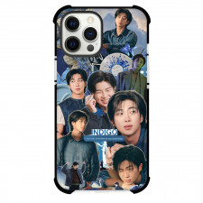 BTS RM Phone Case For iPhone Samsung Galaxy Pixel OnePlus Vivo Xiaomi Asus Sony Motorola Nokia - RM Indigo Blue Aesthetic Collage Poster