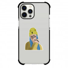 Billie Eilish Case For iPhone Samsung Galaxy Pixel OnePlus Vivo Xiaomi Asus Sony Motorola Nokia - Beanie Hat Portrait Vector Art Sticker