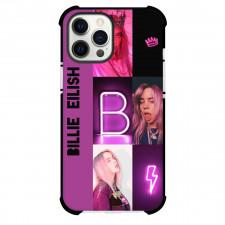 Billie Eilish Case For iPhone Samsung Galaxy Pixel OnePlus Vivo Xiaomi Asus Sony Motorola Nokia - Crown Purple Neon Collage