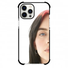 Billie Eilish Phone Case For iPhone Samsung Galaxy Pixel OnePlus Vivo Xiaomi Asus Sony Motorola Nokia - Billie Eilish Half Face Portrait on White Background