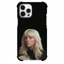 Billie Eilish Phone Case For iPhone Samsung Galaxy Pixel OnePlus Vivo Xiaomi Asus Sony Motorola Nokia - Billie Eilish Portrait On Black Background