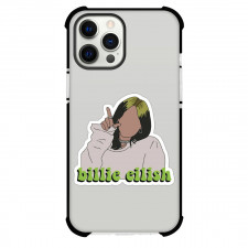 Billie Eilish Case For iPhone Samsung Galaxy Pixel OnePlus Vivo Xiaomi Asus Sony Motorola Nokia - Portrait Vector Art Sticker