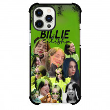 Billie Eilish Case For iPhone Samsung Galaxy Pixel OnePlus Vivo Xiaomi Asus Sony Motorola Nokia - Wacky Portrait Collage On Green Background