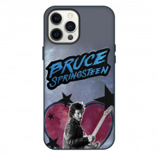 Bruce Springsteen Phone Case For iPhone Samsung Galaxy Pixel OnePlus Vivo Xiaomi Asus Sony Motorola Nokia - Heart Guitar Portrait Poster