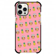 Bruno Mars Phone Case For iPhone Samsung Galaxy Pixel OnePlus Vivo Xiaomi Asus Sony Motorola Nokia - Bruno Mars Cartoon Avatar Pattern Art On Pink Background