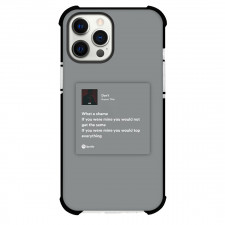 Bryson Tiller Phone Case For iPhone Samsung Galaxy Pixel OnePlus Vivo Xiaomi Asus Sony Motorola Nokia - Bryson Tiller Dont Song Lyrics On Gray Background