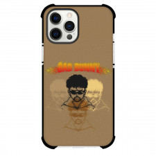 Bad Bunny Phone Case For iPhone Samsung Galaxy Pixel OnePlus Vivo Xiaomi Asus Sony Motorola Nokia - Bad Bunny Face Drawing On Brown Background