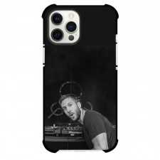 Calvin Harris Phone Case For iPhone Samsung Galaxy Pixel OnePlus Vivo Xiaomi Asus Sony Motorola Nokia - Calvin Harris Candid Stage Performance Grayscale Portrait Poster