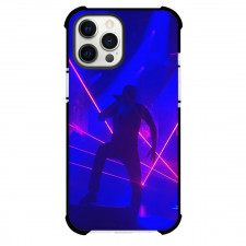 Cannibal Corpse Phone Case For iPhone Samsung Galaxy Pixel OnePlus Vivo Xiaomi Asus Sony Motorola Nokia - Cannibal Corpse Silhouette Art Red Laser Background