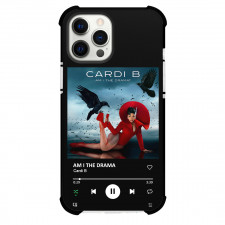 Cardi B Phone Case For iPhone Samsung Galaxy Pixel OnePlus Vivo Xiaomi Asus Sony Motorola Nokia - Cardi B Am I The Drama Album Cover Spotify Library Poster