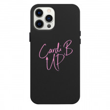 Cardi B Phone Case For iPhone Samsung Galaxy Pixel OnePlus Vivo Xiaomi Asus Sony Motorola Nokia - Cardi B Up Pink Logo Sticker