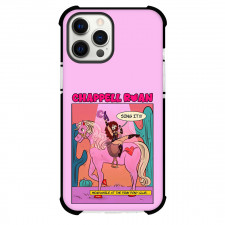 Chappell Roan Phone Case For iPhone Samsung Galaxy Pixel OnePlus Vivo Xiaomi Asus Sony Motorola Nokia - Chappell Roan Cartoon Art Pink Pony Club Sing It on Pink Background