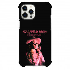 Chappell Roan Phone Case For iPhone Samsung Galaxy Pixel OnePlus Vivo Xiaomi Asus Sony Motorola Nokia - Chappell Roan Pink Pony Club on Black Background