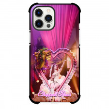Chappell Roan Phone Case For iPhone Samsung Galaxy Pixel OnePlus Vivo Xiaomi Asus Sony Motorola Nokia - Chappell Roan Sitting on Heart Looking Up on Stage Background