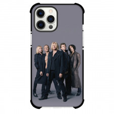Def Leppard Phone Case For iPhone Samsung Galaxy Pixel OnePlus Vivo Xiaomi Asus Sony Motorola Nokia - Def Leppard Group Portrait Grey Background