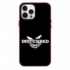Disturbed Phone Case For iPhone Samsung Galaxy Pixel OnePlus Vivo Xiaomi Asus Sony Motorola Nokia - Band Wordmark In Black Background