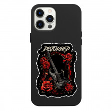 Disturbed Phone Case For iPhone Samsung Galaxy Pixel OnePlus Vivo Xiaomi Asus Sony Motorola Nokia - Guitar Roses Band Sticker