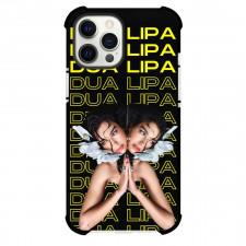 Dua Lipa Phone Case For iPhone Samsung Galaxy Pixel OnePlus Vivo Xiaomi Asus Sony Motorola Nokia - Dua Lipa On Yellow Word Art Poster