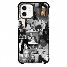 Eminem Phone Case For iPhone Samsung Galaxy Pixel OnePlus Vivo Xiaomi Asus Sony Motorola Nokia - Eminem Grayscale Collage Poster