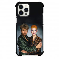 Eurythmics Phone Case For iPhone Samsung Galaxy Pixel OnePlus Vivo Xiaomi Asus Sony Motorola Nokia - Eurythmics Annie Lennox And Dave Stewart Hugs Each Other Poster