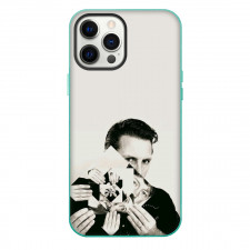 Franz Ferdinand Phone Case For iPhone Samsung Galaxy Pixel OnePlus Vivo Xiaomi Asus Sony Motorola Nokia - Hiding Portrait Grayscale