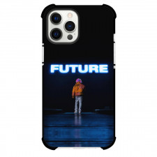 Future Phone Case For iPhone And Samsung Galaxy - Future Standing Back Logo With Neon Light