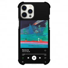 Girls In Hawaii Phone Case For iPhone Samsung Galaxy Pixel OnePlus Vivo Xiaomi Asus Sony Motorola Nokia - Girls In Hawaii Nocturne Album Cover Spotify Library Poster