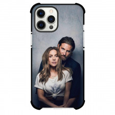 Lady Gaga Phone Case For iPhone Samsung Galaxy Pixel OnePlus Vivo Xiaomi Asus Sony Motorola Nokia - Lady Gaga And Bradley Cooper Hugging Blue Background