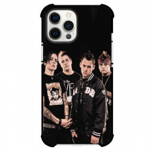 Good Charlotte Phone Case For iPhone Samsung Galaxy Pixel OnePlus Vivo Xiaomi Asus Sony Motorola Nokia - Good Charlotte Group Portrait Black Background