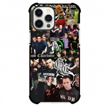 Good Charlotte Phone Case For iPhone Samsung Galaxy Pixel OnePlus Vivo Xiaomi Asus Sony Motorola Nokia - Good Charlotte Members Collage Black Logo Background